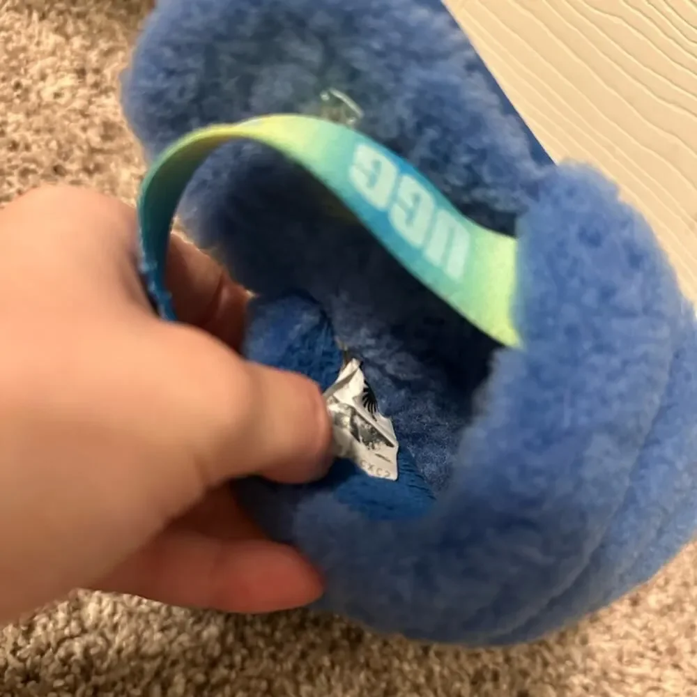Ugg fluff yeah slide mystic blue